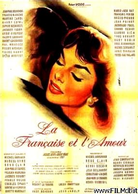 Affiche de film la francaise et l'amour