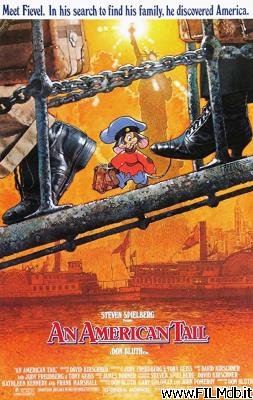 Locandina del film Fievel sbarca in America