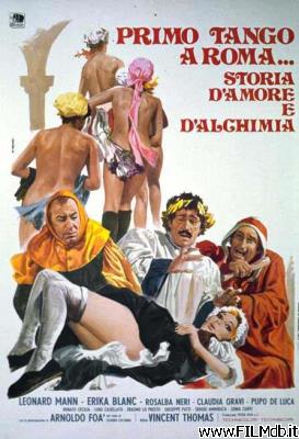 Affiche de film primo tango a roma... storia d'amore e d'alchimia