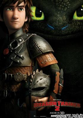 Poster of movie how to train your dragon 2