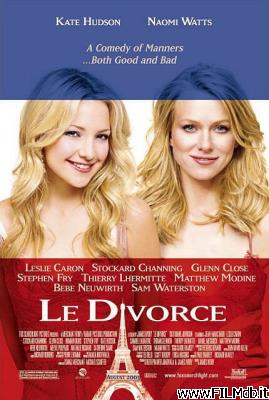 Locandina del film le divorce - americane a parigi
