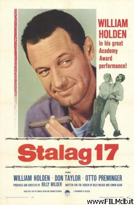 Locandina del film stalag 17 - l'inferno dei vivi