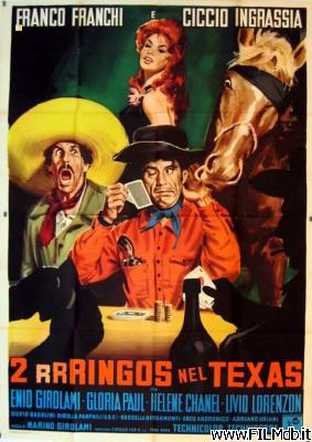 Locandina del film two rrringos from texas