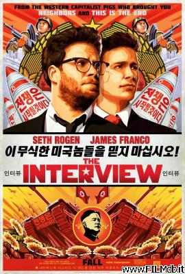 Affiche de film the interview