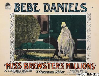 Locandina del film Miss Brewster's Millions