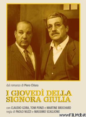 Cartel de la pelicula I giovedì della signora Giulia [filmTV]