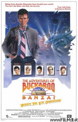 poster Cartel de la pelicula Las aventuras de Buckaroo Banzai
