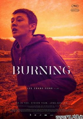 poster Affiche de film Burning - L'amore brucia