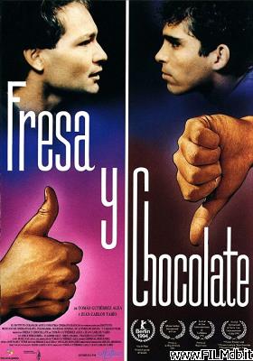 Cartel de la pelicula fresa y chocholate