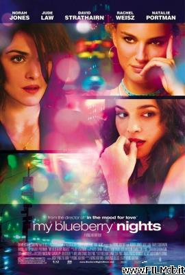Locandina del film un bacio romantico - my blueberry nights