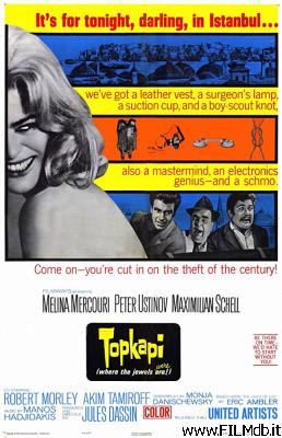 poster Locandina del film topkapi