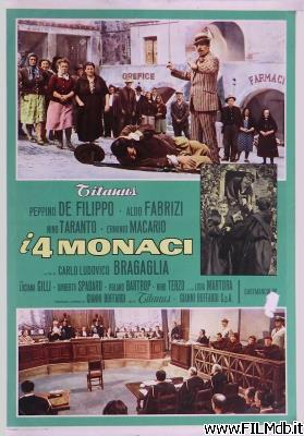 Affiche de film Les Quatre moines
