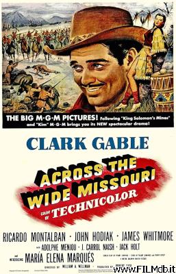 poster Poster of movie Across the Wide Missouri