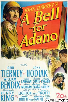 Affiche de film Une cloche pour Adano