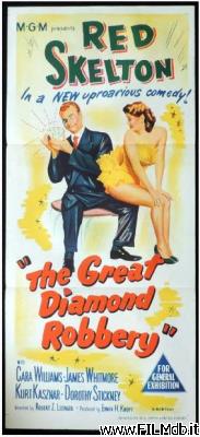 Affiche de film the great diamond robbery