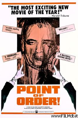 Affiche de film Point of Order