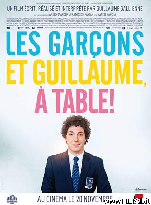 Affiche de film Les garçons et guillaume, à table!