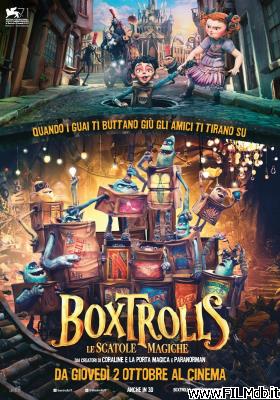 Affiche de film boxtrolls - le scatole magiche