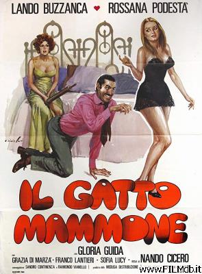 Affiche de film Il gatto mammone