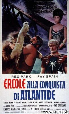 Cartel de la pelicula ercole alla conquista di atlantide