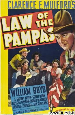 Affiche de film Law of the Pampas