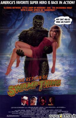 poster Affiche de film il ritorno del mostro della palude