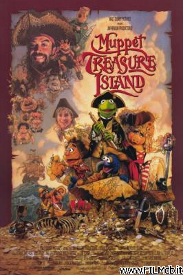 Cartel de la pelicula i muppet nell'isola del tesoro