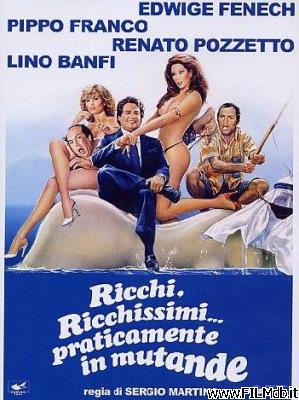 Affiche de film ricchi, ricchissimi.. praticamente in mutande