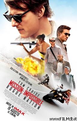 Cartel de la pelicula mission: impossible - rogue nation