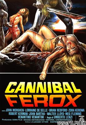 Cartel de la pelicula Cannibal Ferox