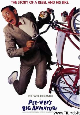 Locandina del film pee-wee's big adventure