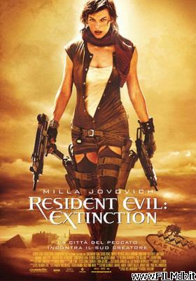 poster Locandina del film resident evil: extinction