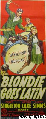 Affiche de film blondie goes latin