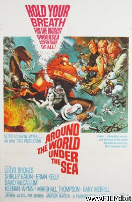 Poster of movie around the world under the sea