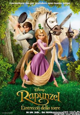 Affiche de film rapunzel - l'intreccio della torre