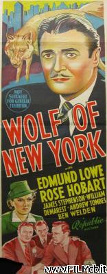Affiche de film wolf of new york