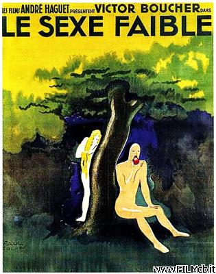 poster Affiche de film Le Sexe faible