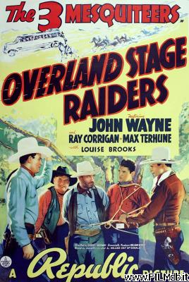 Cartel de la pelicula Cavalca e spara - Overland Stage Raiders