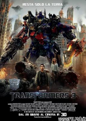 Cartel de la pelicula transformers 3