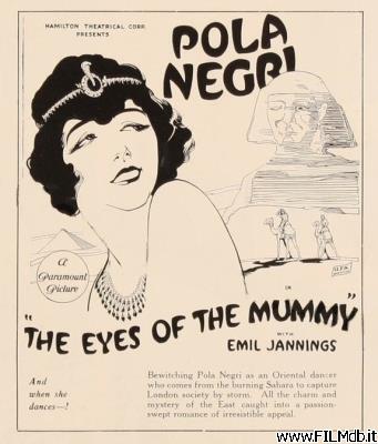 Affiche de film gli occhi della mummia