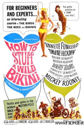 poster Locandina del film How to Stuff a Wild Bikini