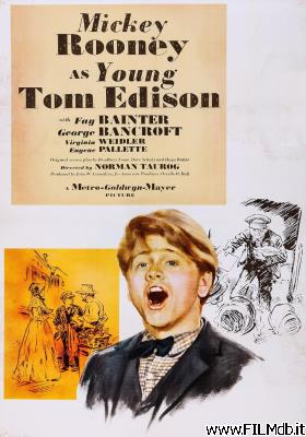 Cartel de la pelicula El joven Edison