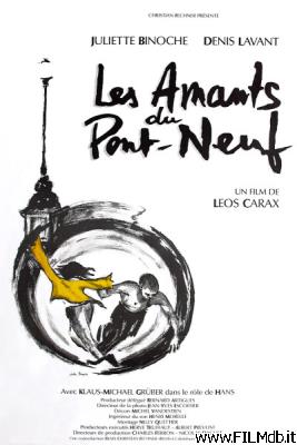 Cartel de la pelicula Los amantes del Pont-Neuf