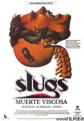 Cartel de la pelicula Slugs, muerte viscosa