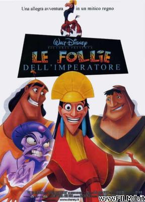 poster Cartel de la pelicula the emperor's new groove