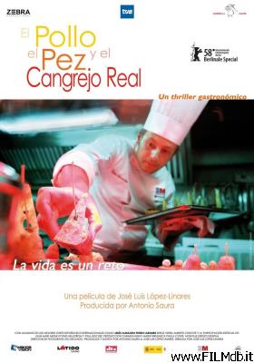 poster Locandina del film El pollo, el pez y el cangrejo real