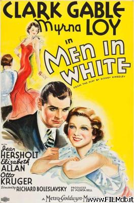 Affiche de film Uomini in bianco