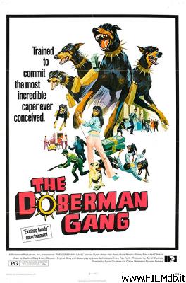 poster Affiche de film la gang dei doberman