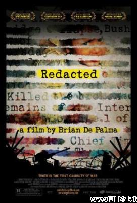 poster Affiche de film redacted
