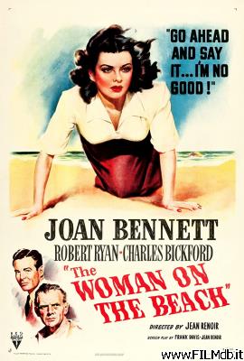 poster Affiche de film La Femme sur la plage